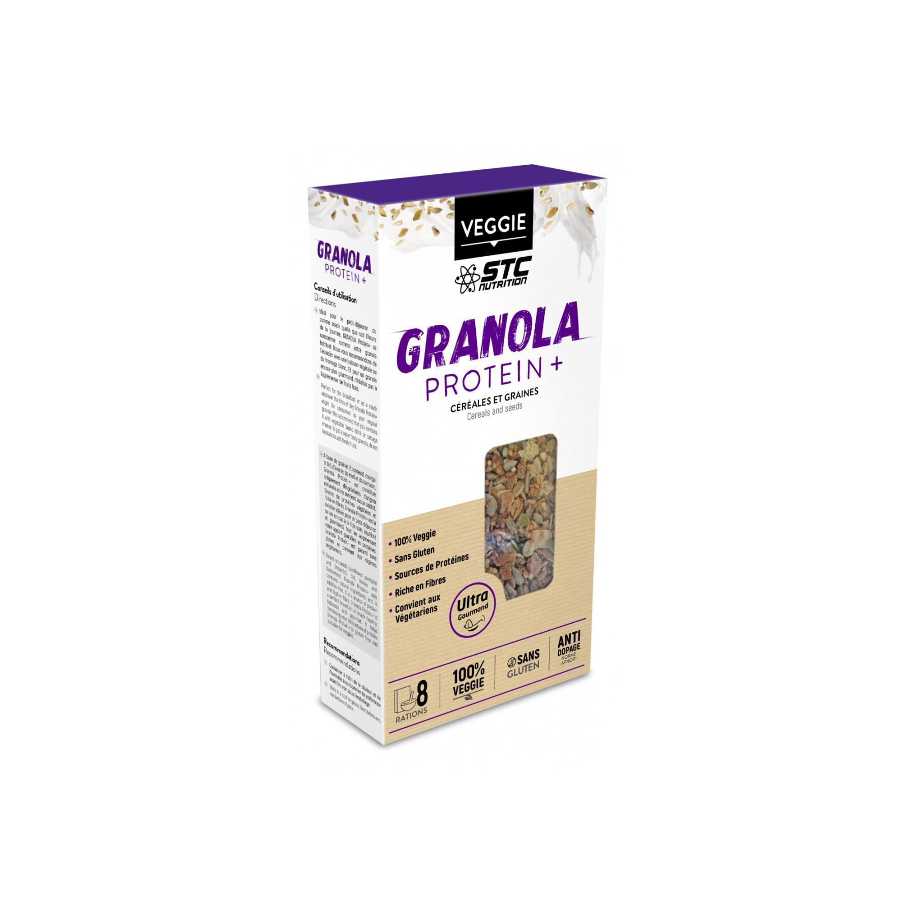 Protein+ Granola STC Nutrition céreales & graines - 452g