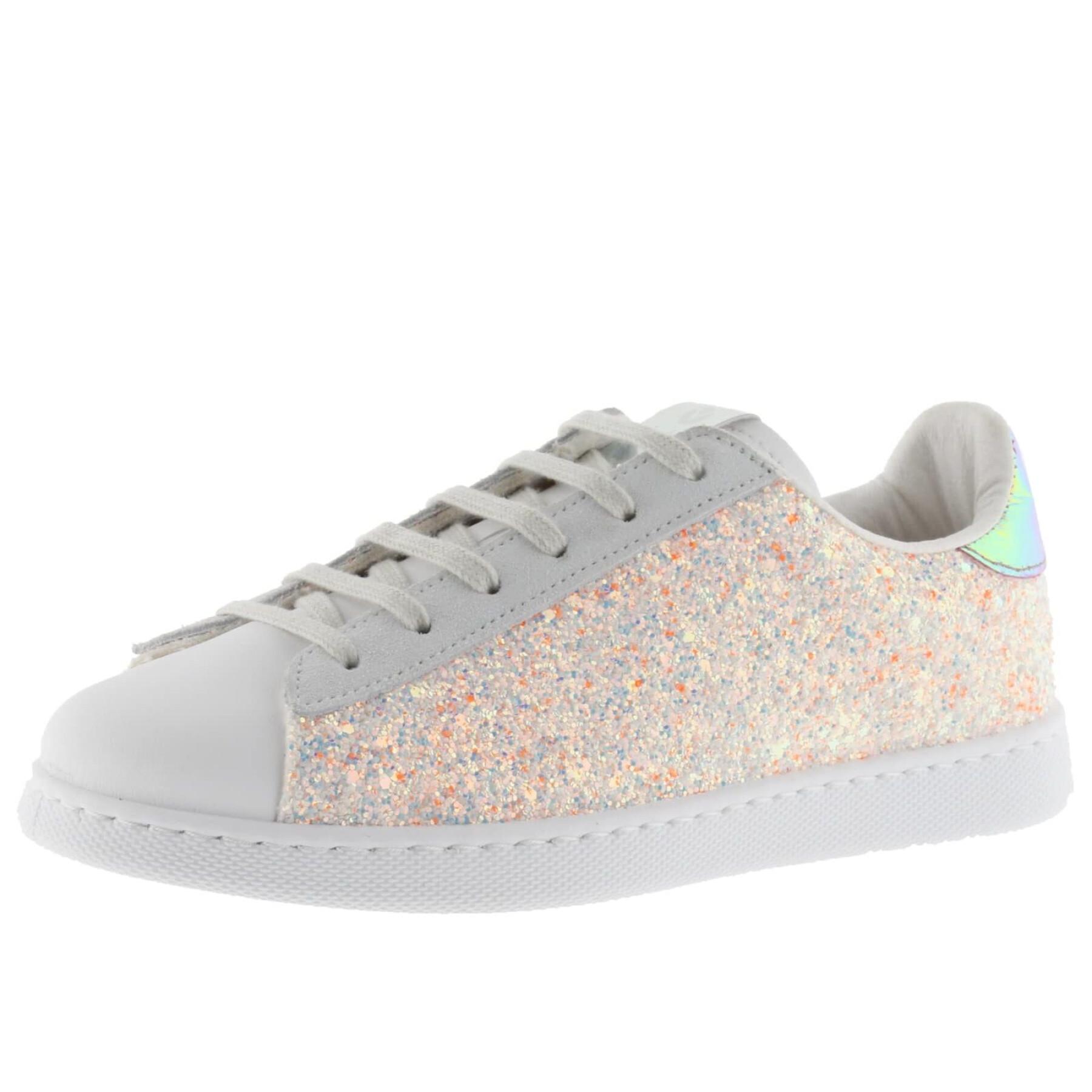 Sneakers für Frauen Victoria Tenis Glitter Neon