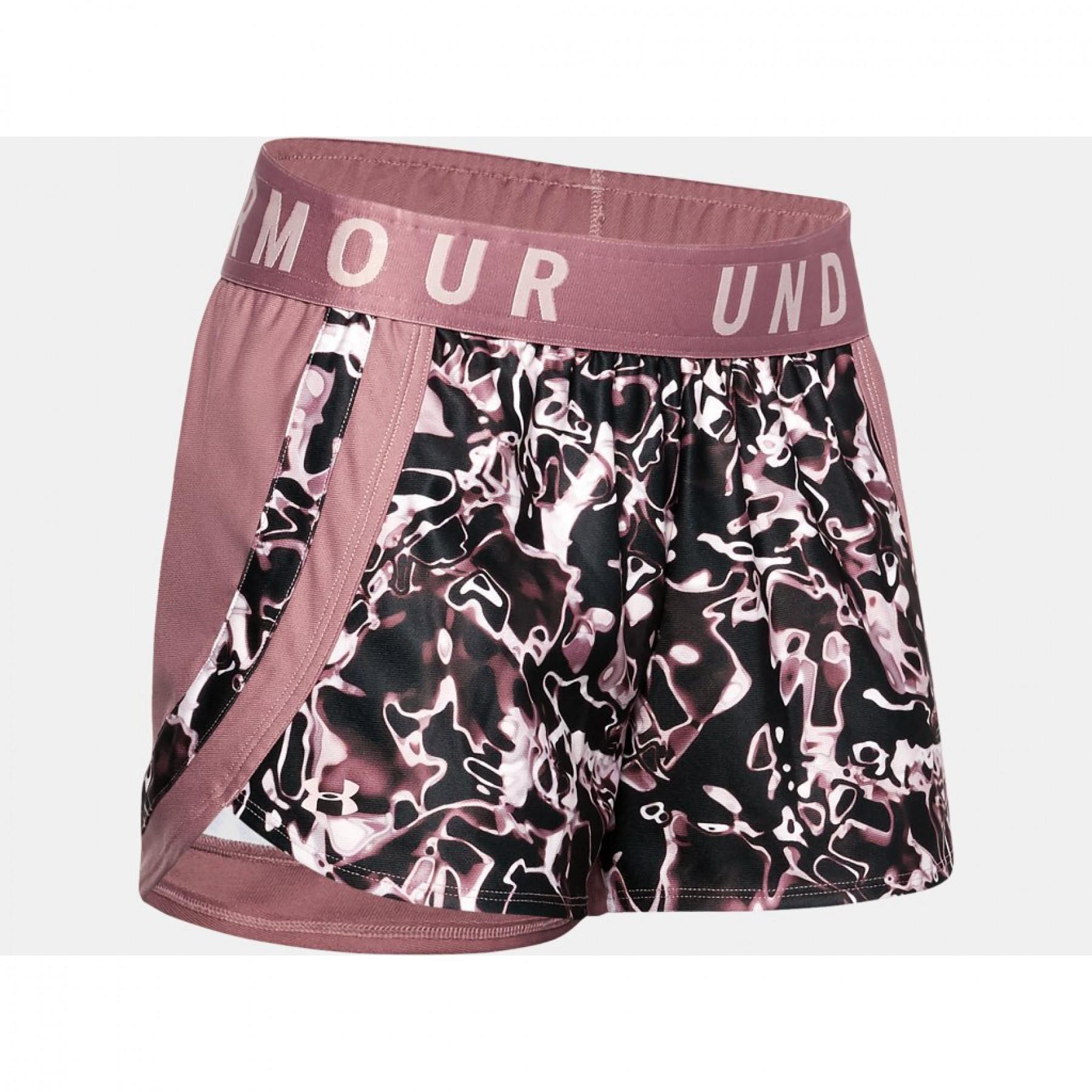 Damen-Shorts Under Armour Play Up 3.0 imprimé