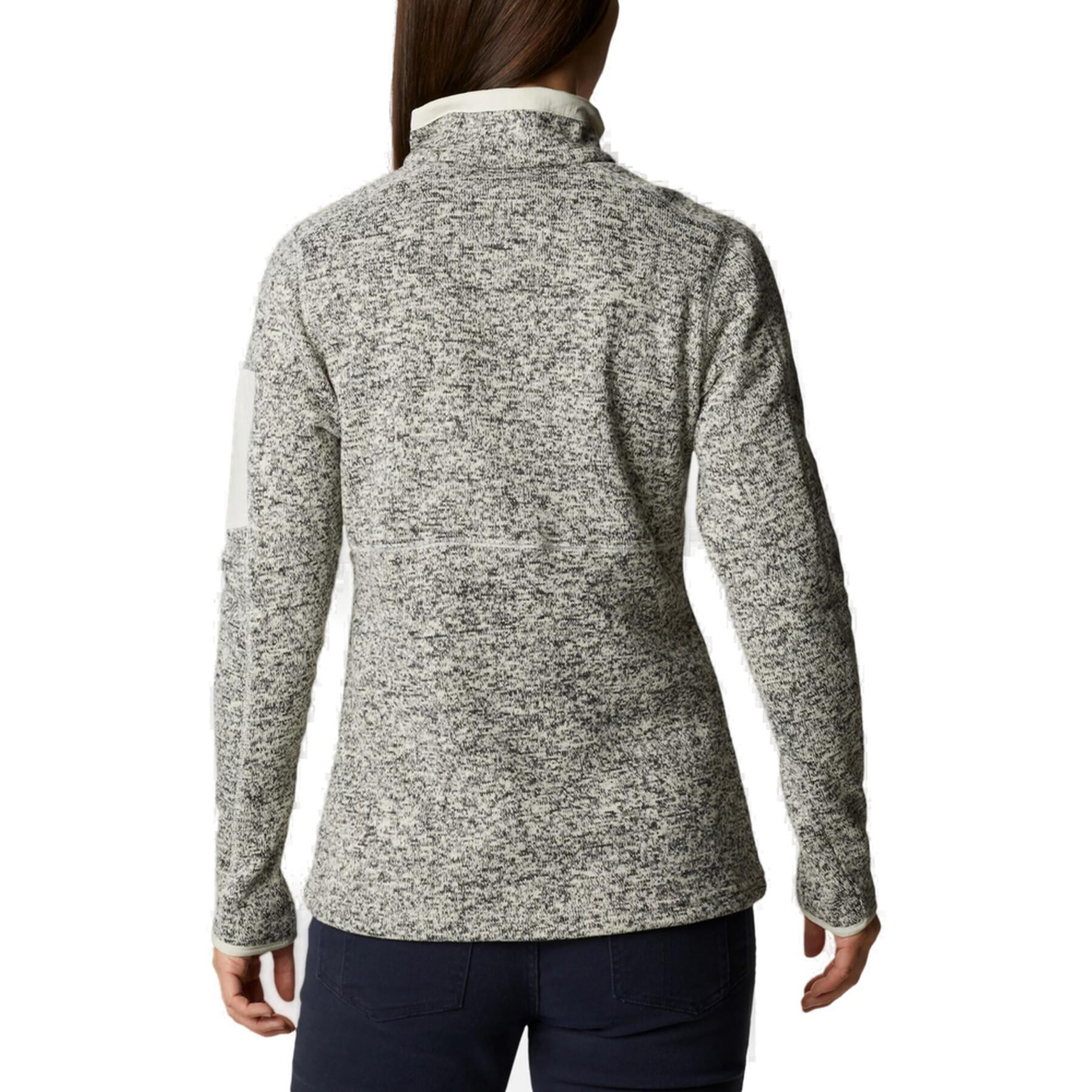 Damen Sweatshirt mit 1/2 Reißverschluss Columbia Sweater Weather