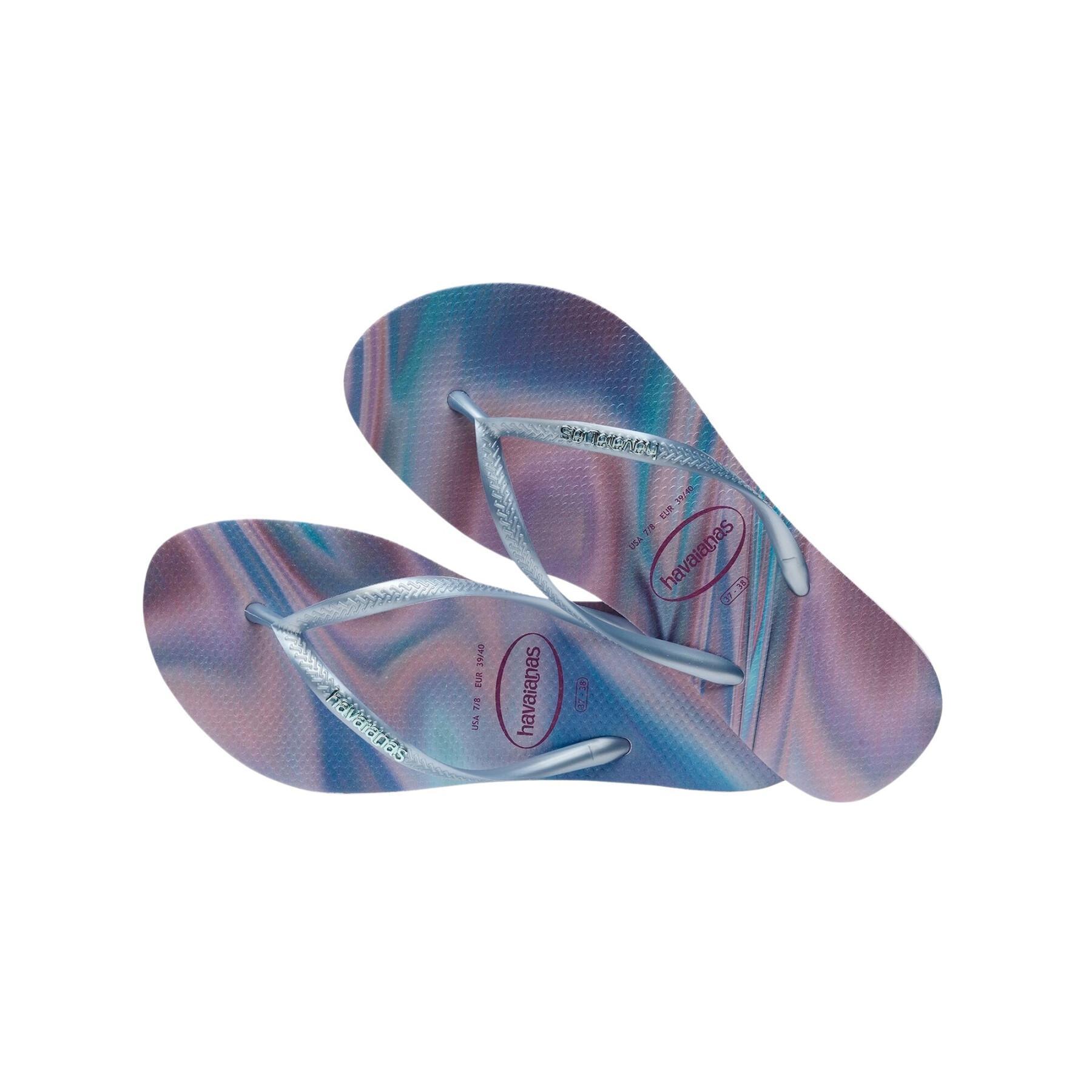 Flip-Flops für Frauen Havaianas Slim Iridescent