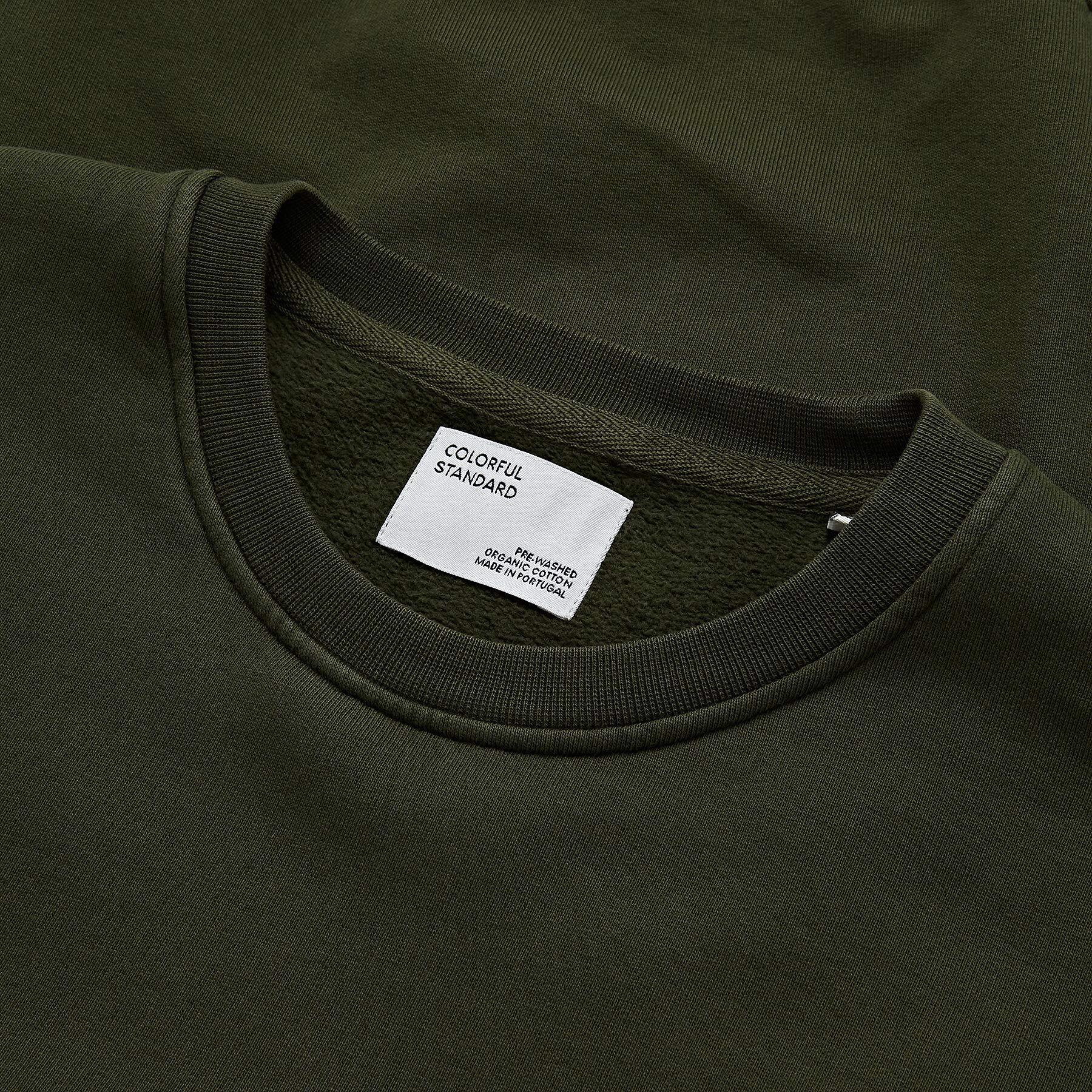 Sweatshirt mit Rundhalsausschnitt Colorful Standard Classic Organic seaweed green