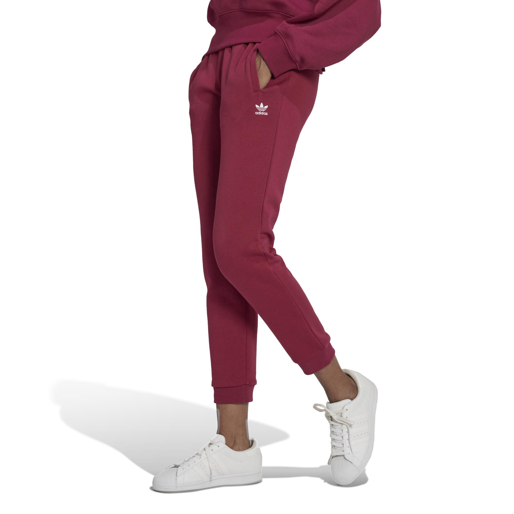 Schmale Jogginghose aus Molton, Frau adidas Originals Adicolor Essentials