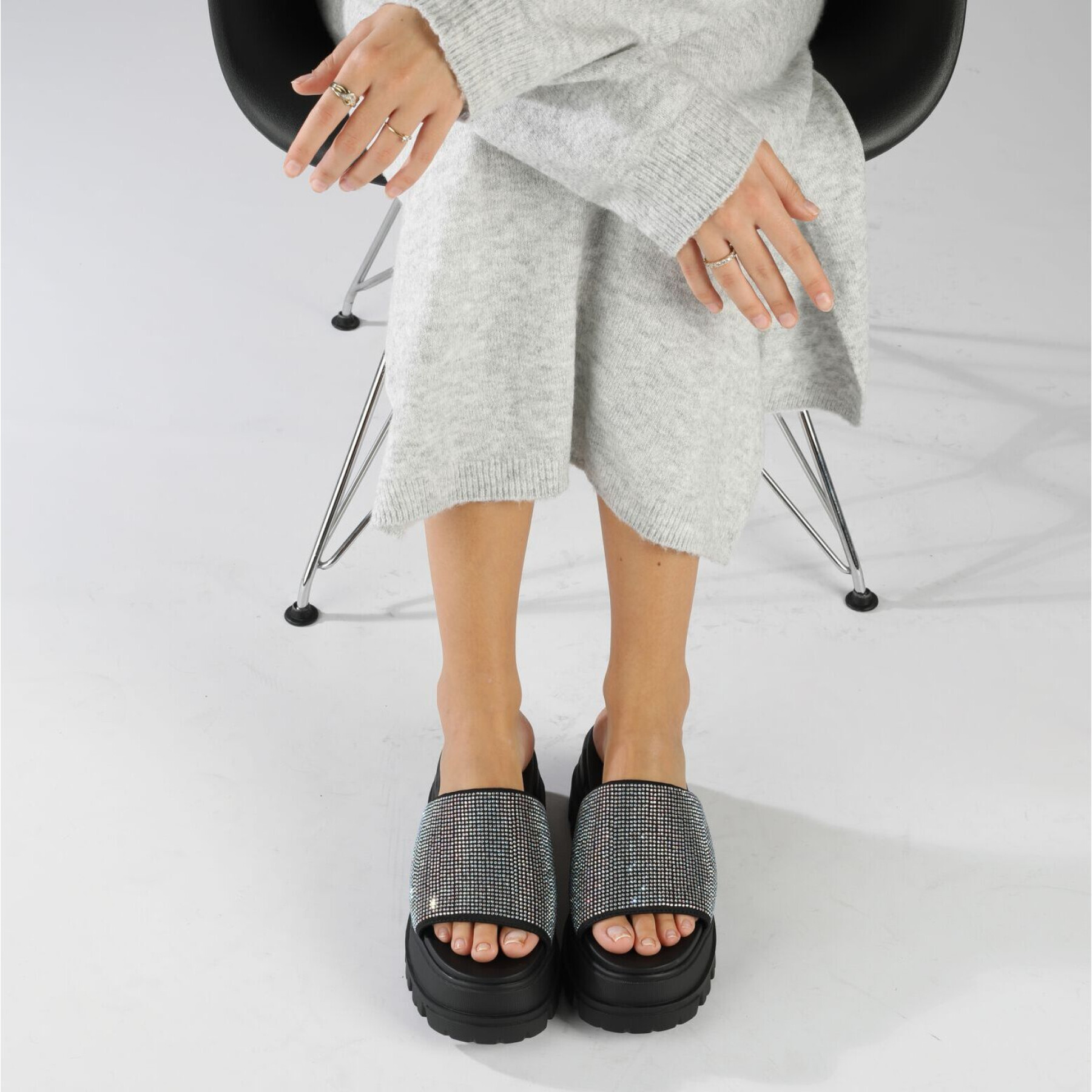 Sandalen für Frauen Buffalo Aspha Glam - Vegan Lycra