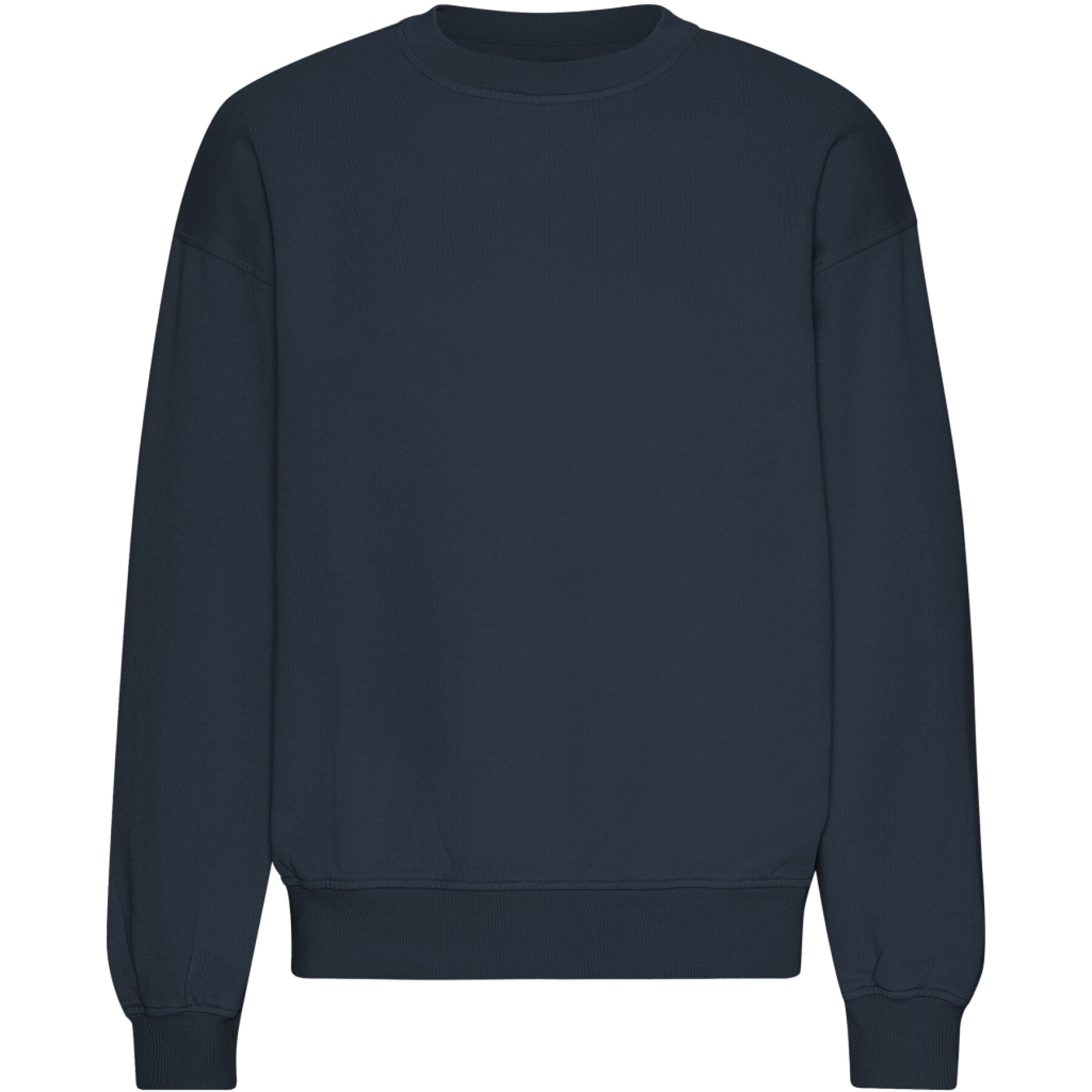 Sweatshirt mit Rundhalsausschnitt in Oversize-Optik Colorful Standard Organic Marine Blue