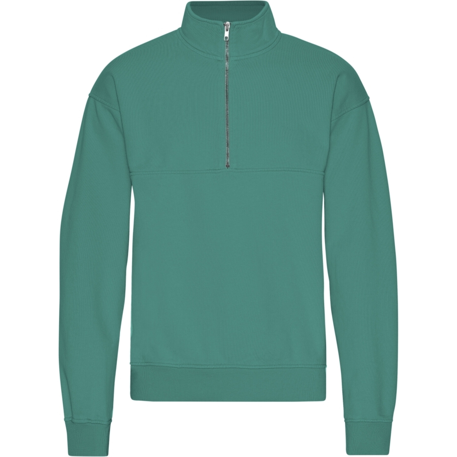 Sweatshirt 1/4 Reißverschluss Colorful Standard Organic Pine Green
