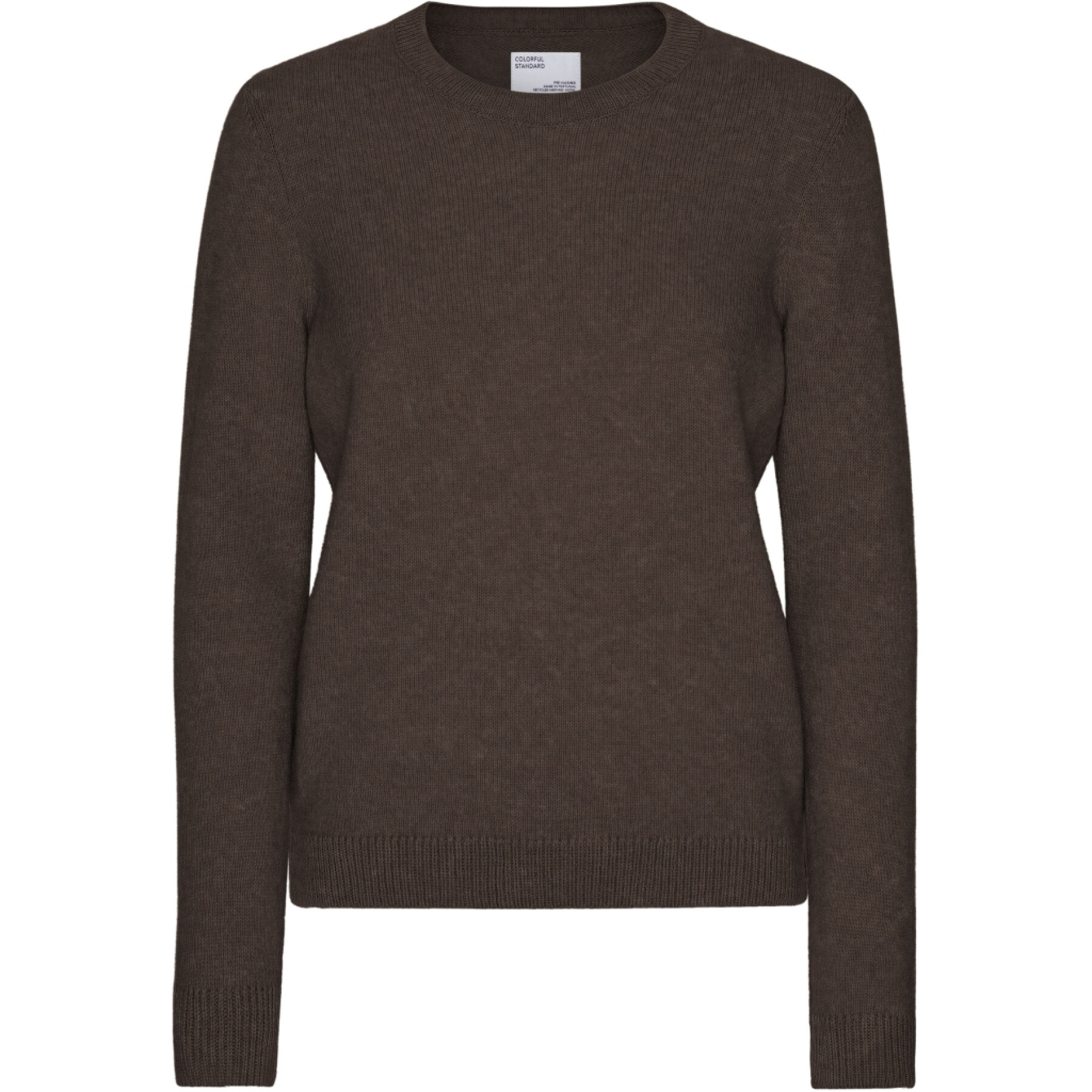 Pullover Frau Colorful Standard Classic Coffee Brown