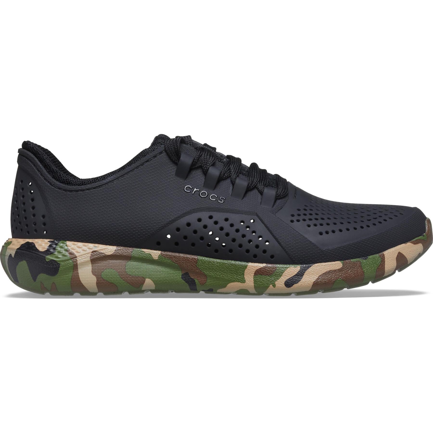 Camouflage bedruckte Schuhe für Frauen Crocs Literide™ Pacer