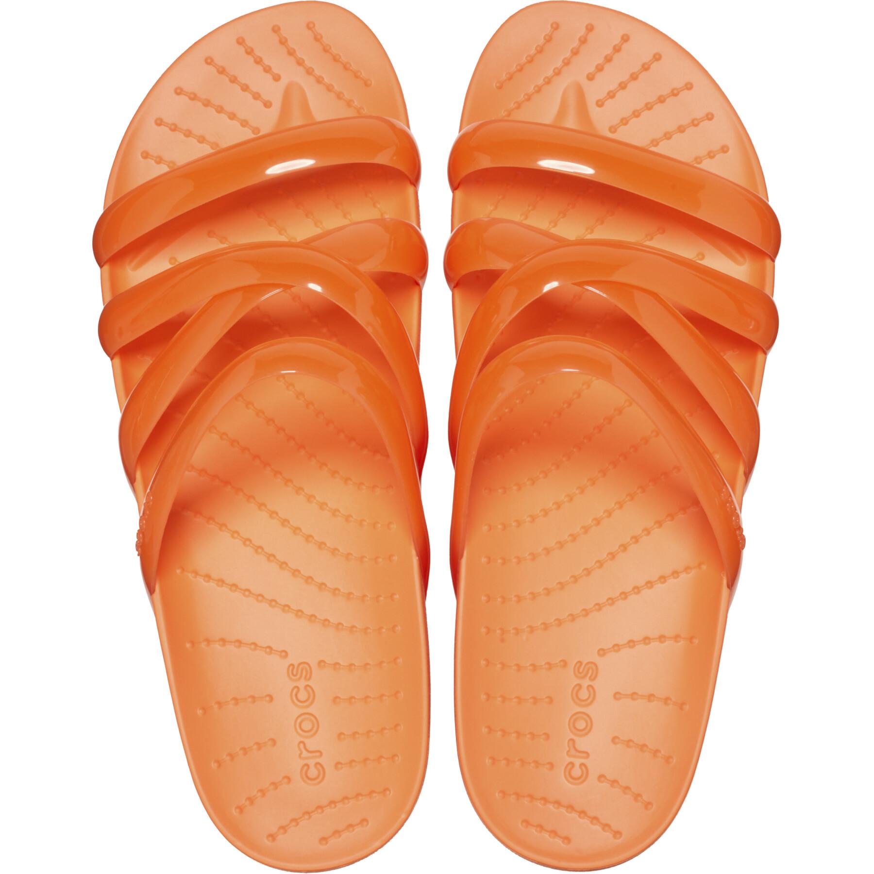Sandalen für Frauen Crocs Splash Glossy Strappy