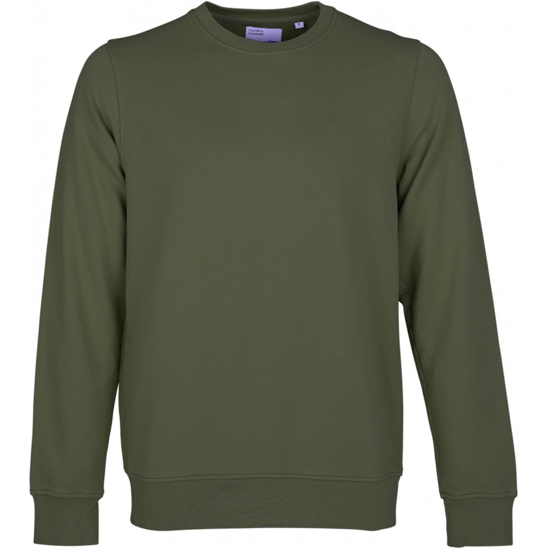 Sweatshirt mit Rundhalsausschnitt Colorful Standard Classic Organic seaweed green