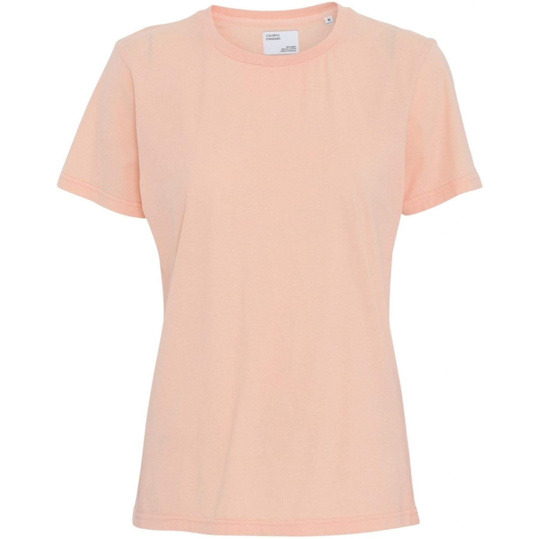 T-Shirt Frau Colorful Standard Light Organic paradise peach