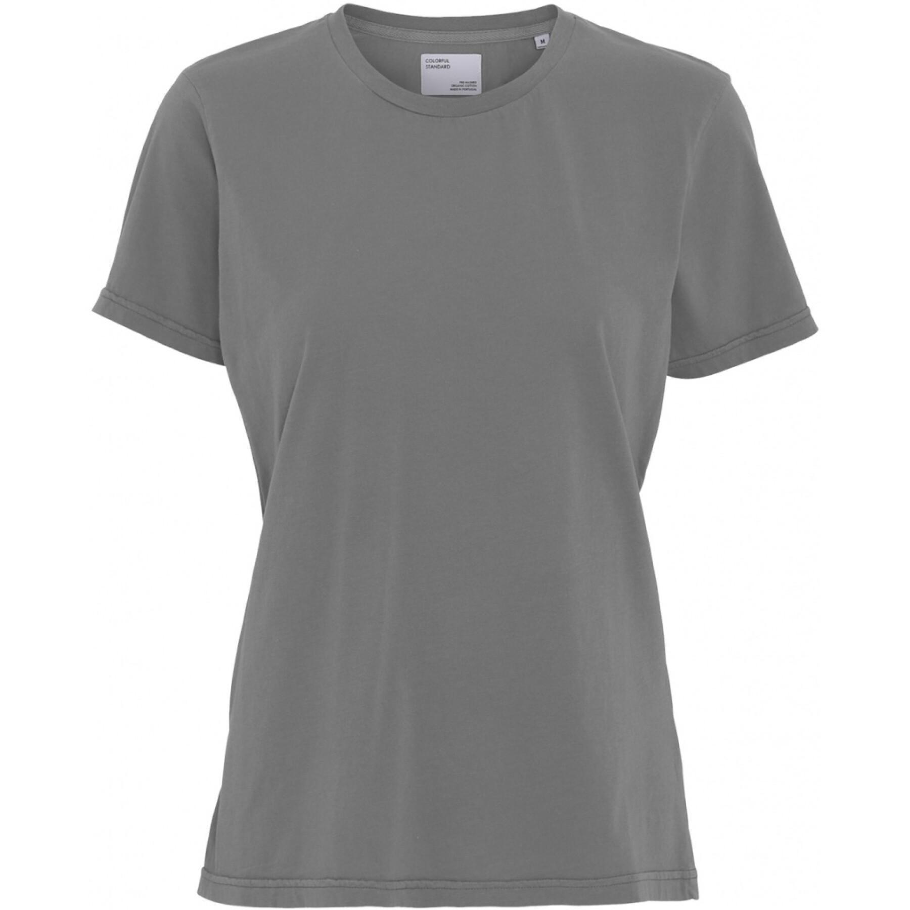 T-Shirt Frau Colorful Standard Light Organic storm grey