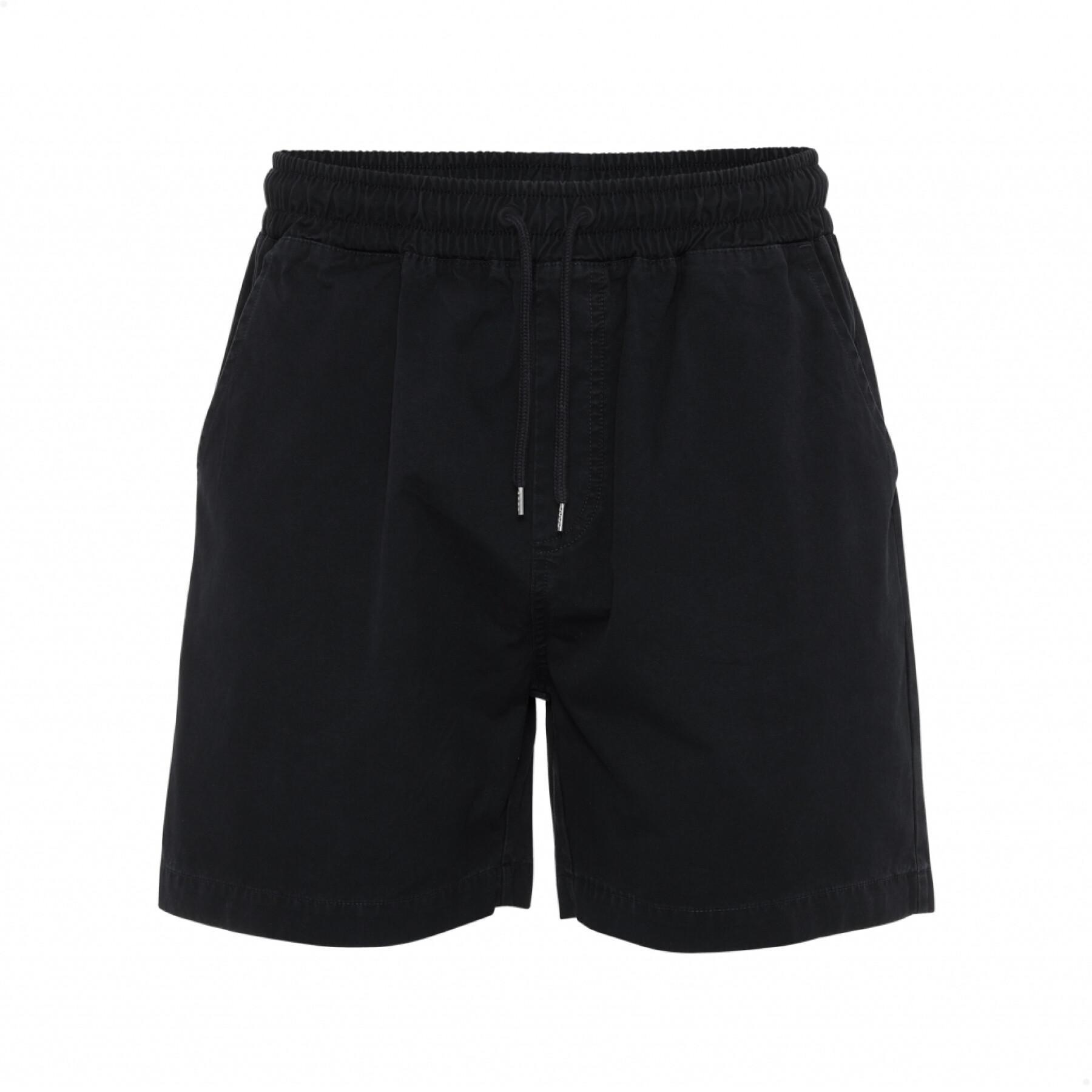 Twill-Shorts Colorful Standard Organic deep black