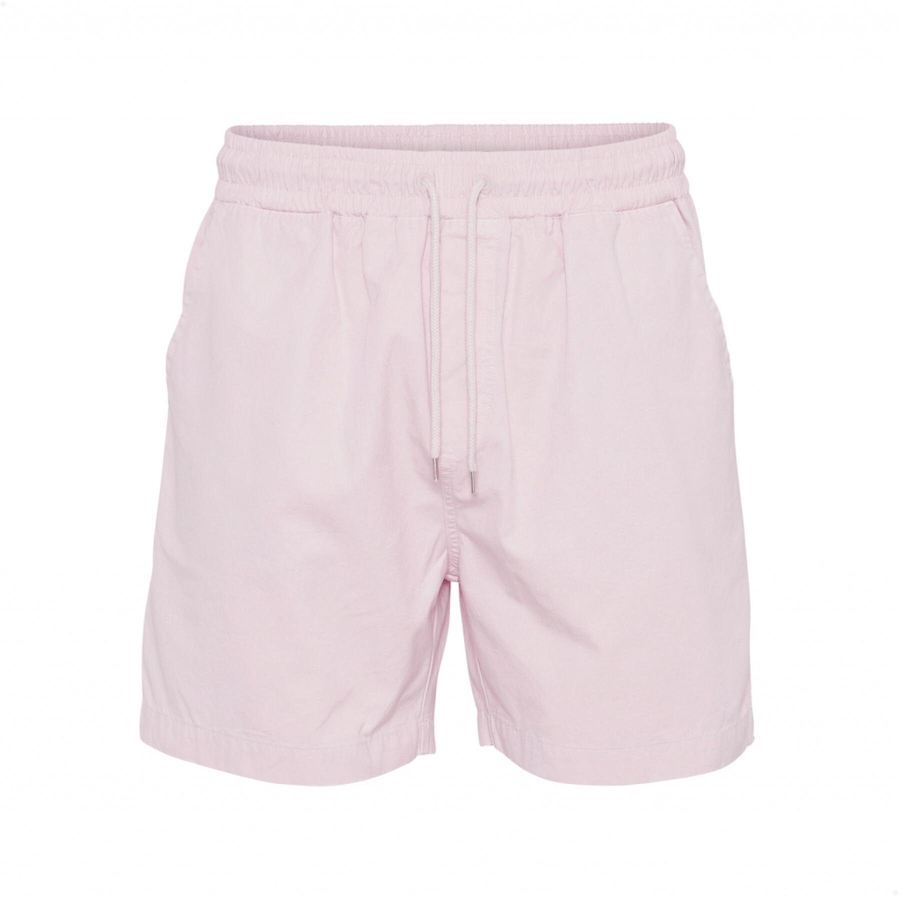 Twill-Shorts Colorful Standard Organic faded pink