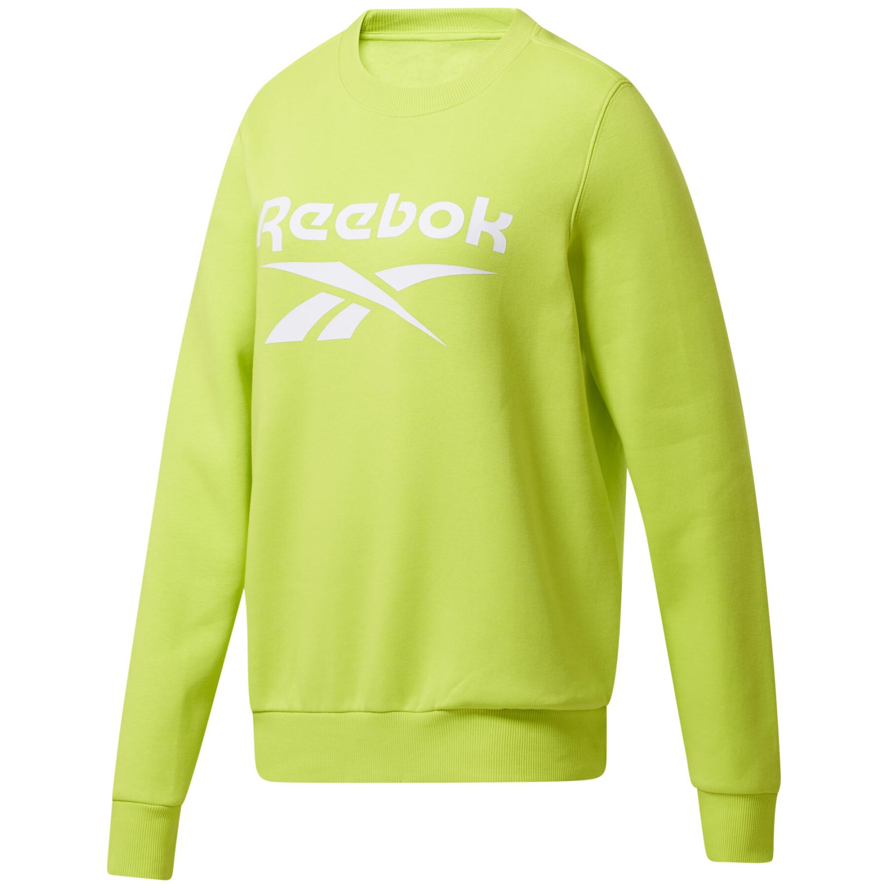 Sweatshirt Rundhalsausschnitt Frau Reebok Identity Logo Fleece
