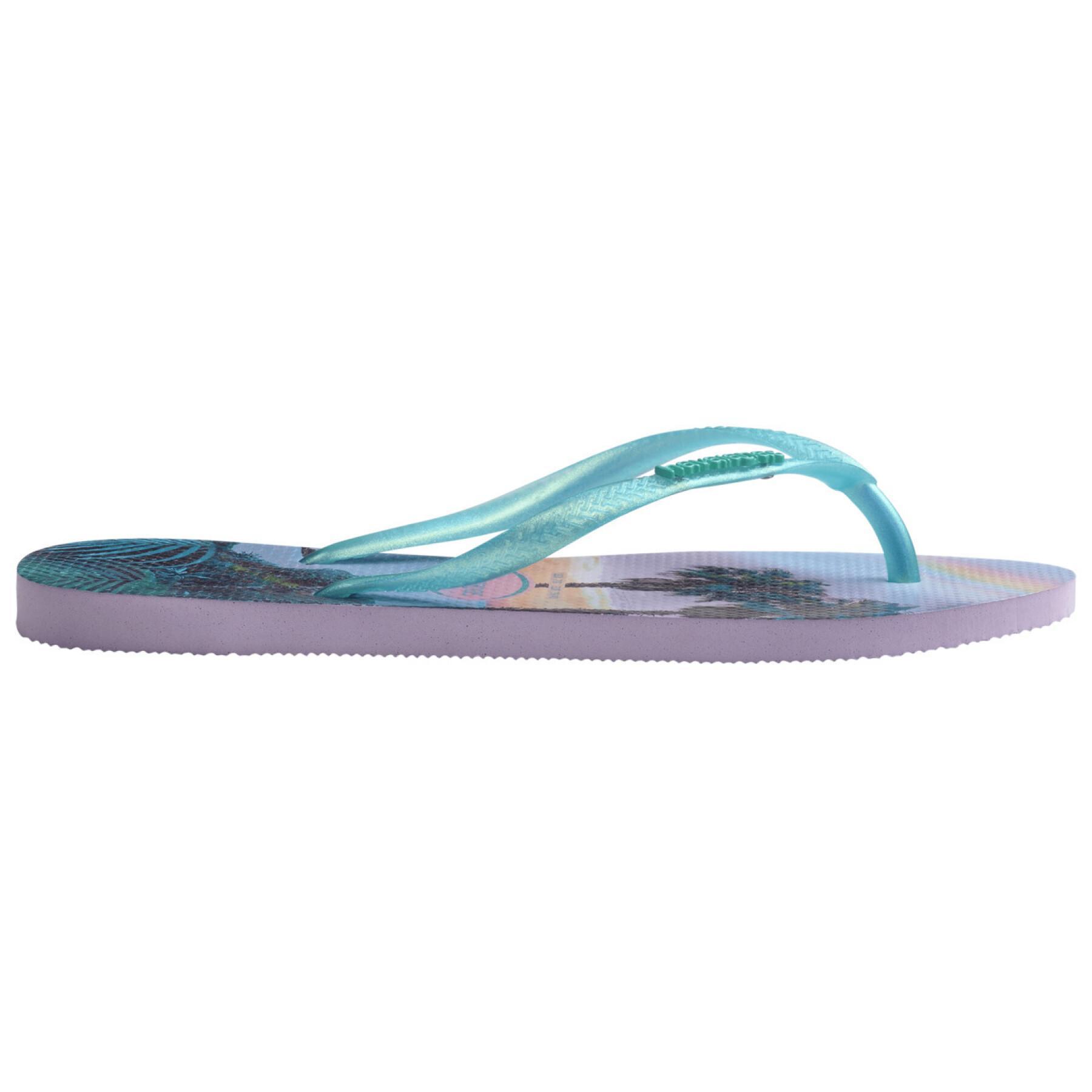 Flip-Flops für Frauen Havaianas Slim Paisage