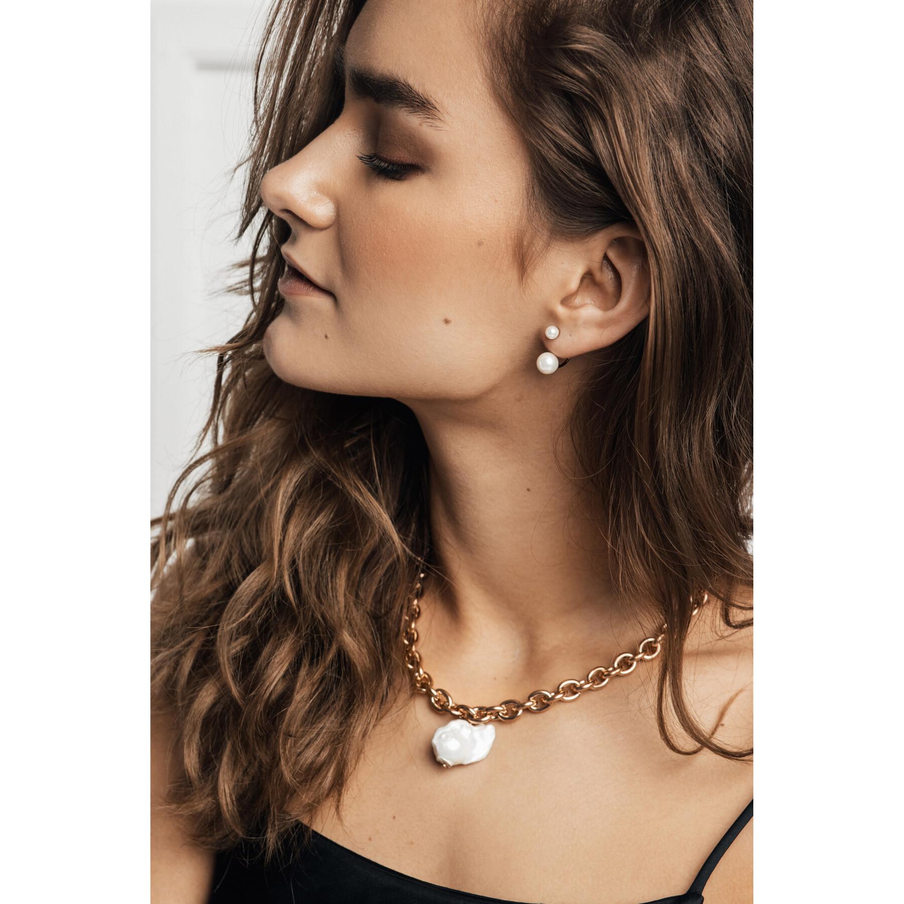 Set aus Halskette und Ohrringen für Frauen Isabella Ford Morgan Pearl