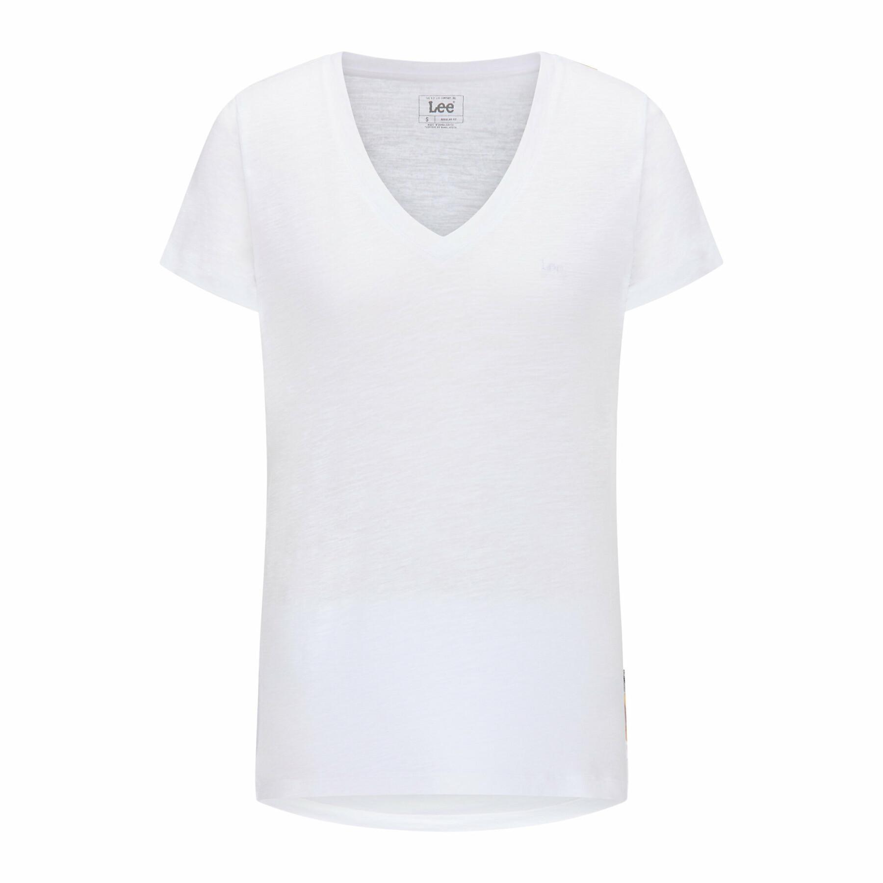 Damen-T-Shirt Lee V-Ausschnitt