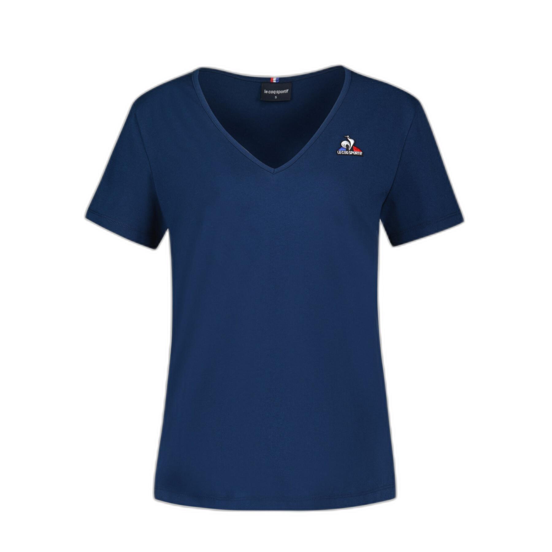 T-Shirt mit V-Ausschnitt, Damen Le Coq Sportif Essentiels N°2