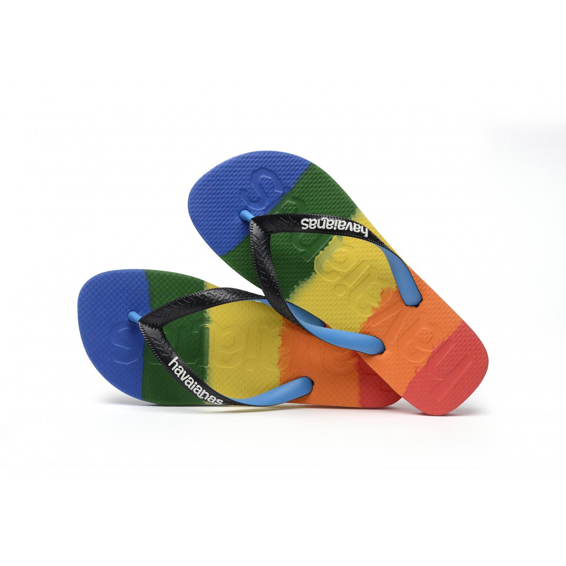Flip-Flops Havaianas Top Logomania Multicolor Rainbow