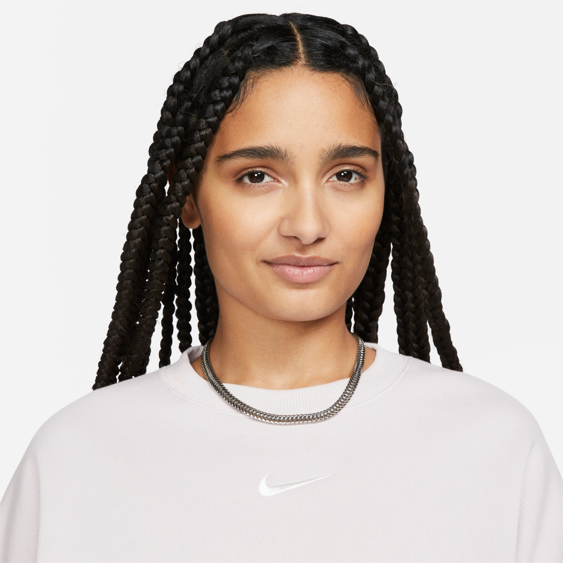 Sweatshirt mit Rundhalsausschnitt ultra-oversize Frau Nike Phoenix Fleece