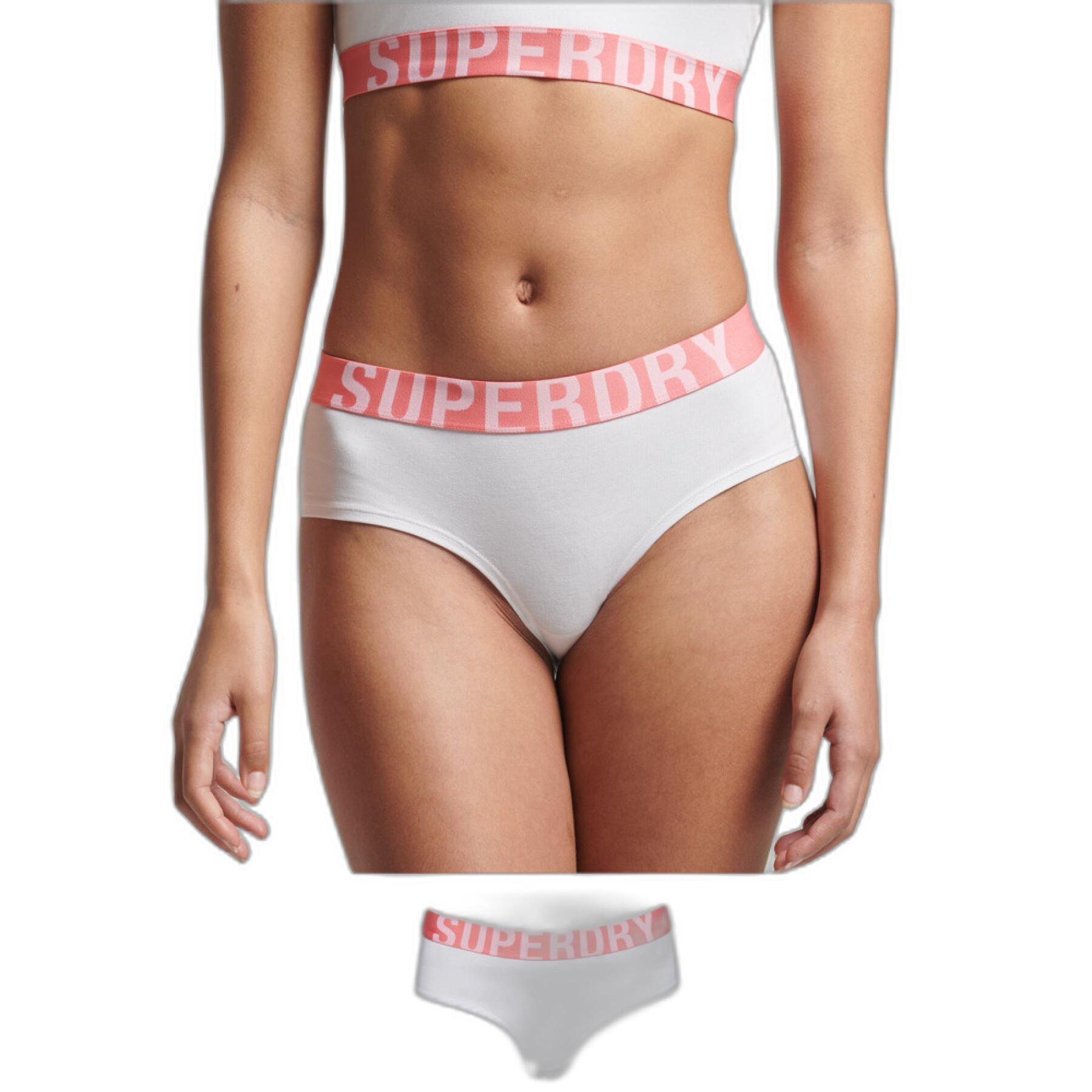 Unterwäsche mit niedriger Leibhöhe breites Logo Frau Superdry