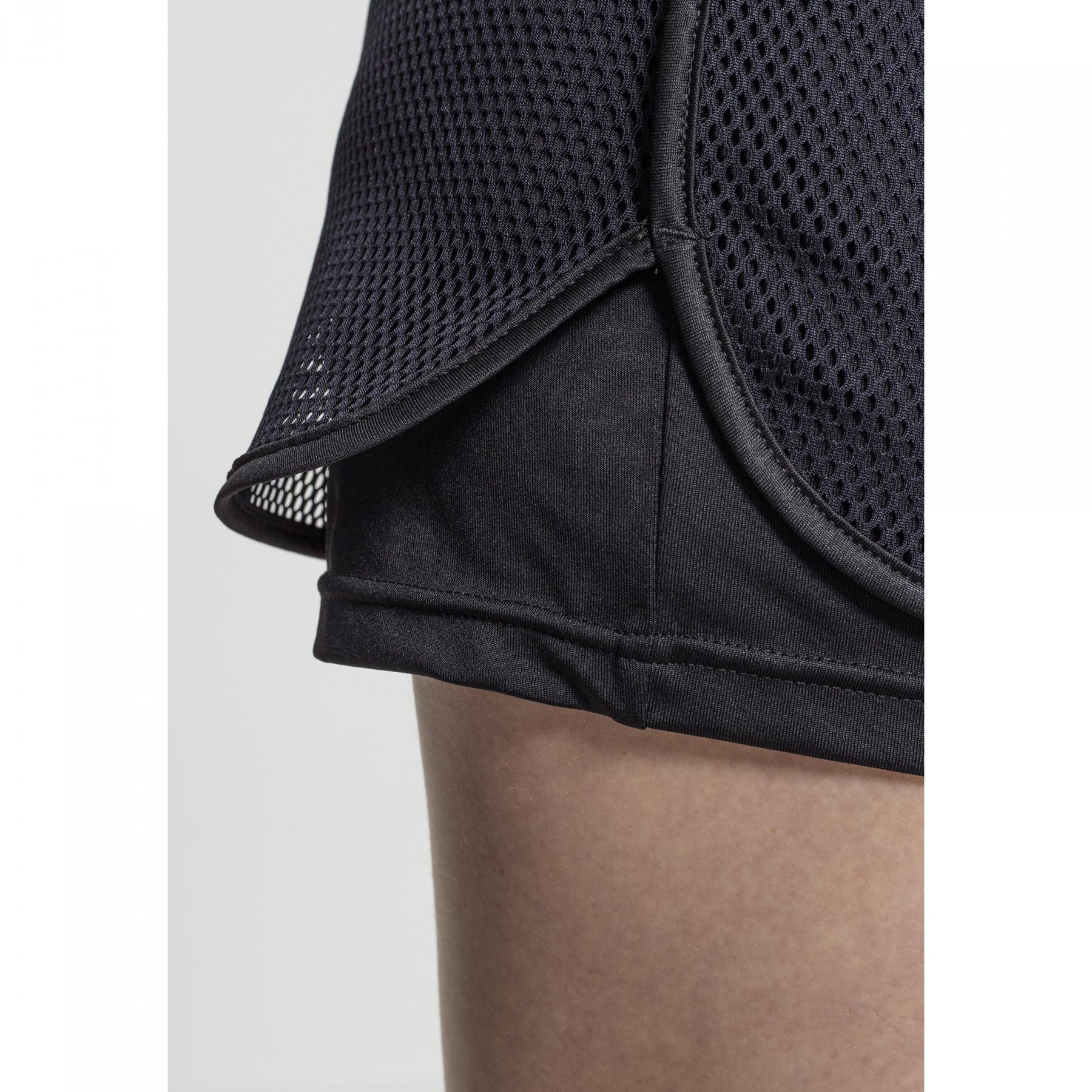 Damen Urban Classic doppellagige Mesh-Shorts