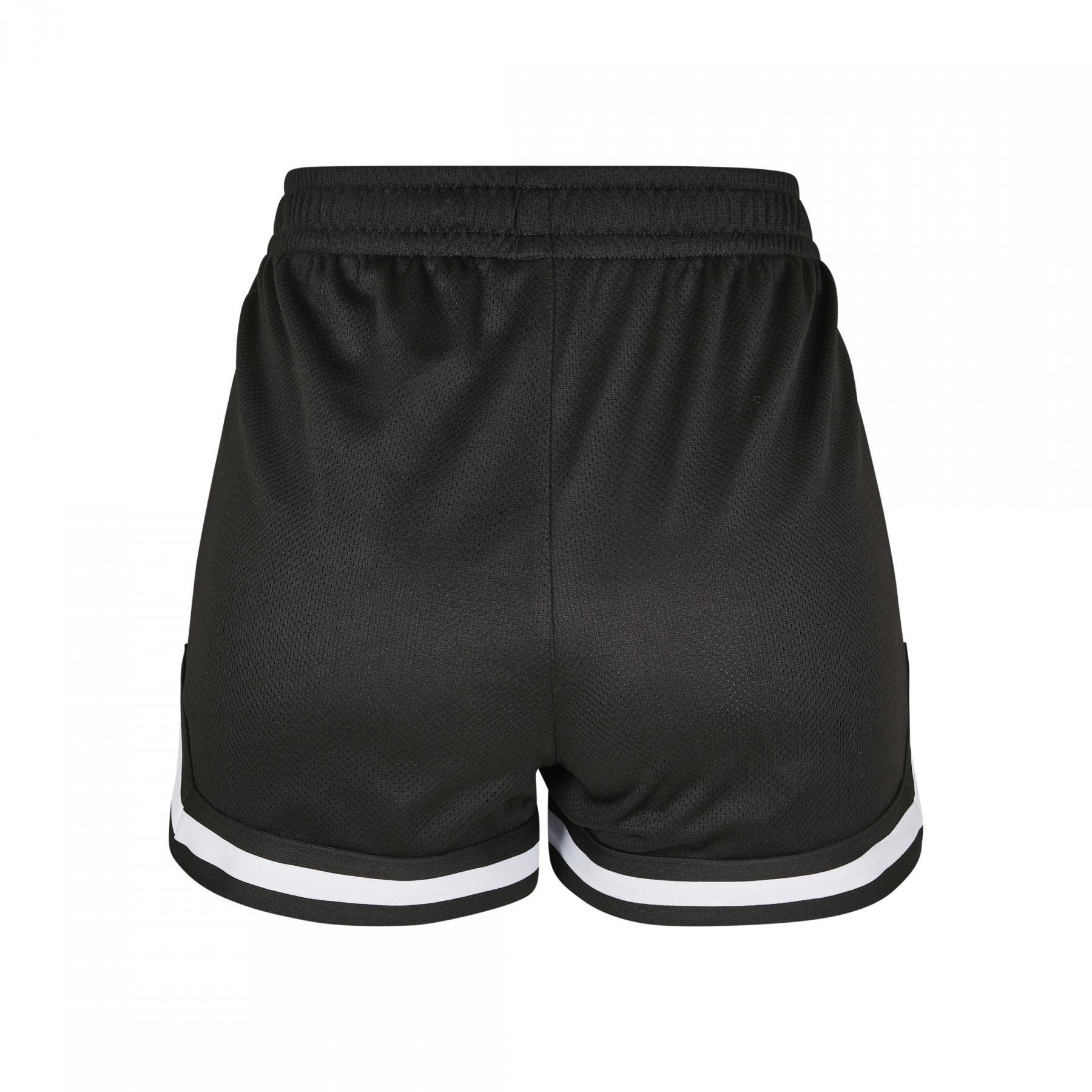Urban Classic Stripe Mesh Hot Damen-Shorts