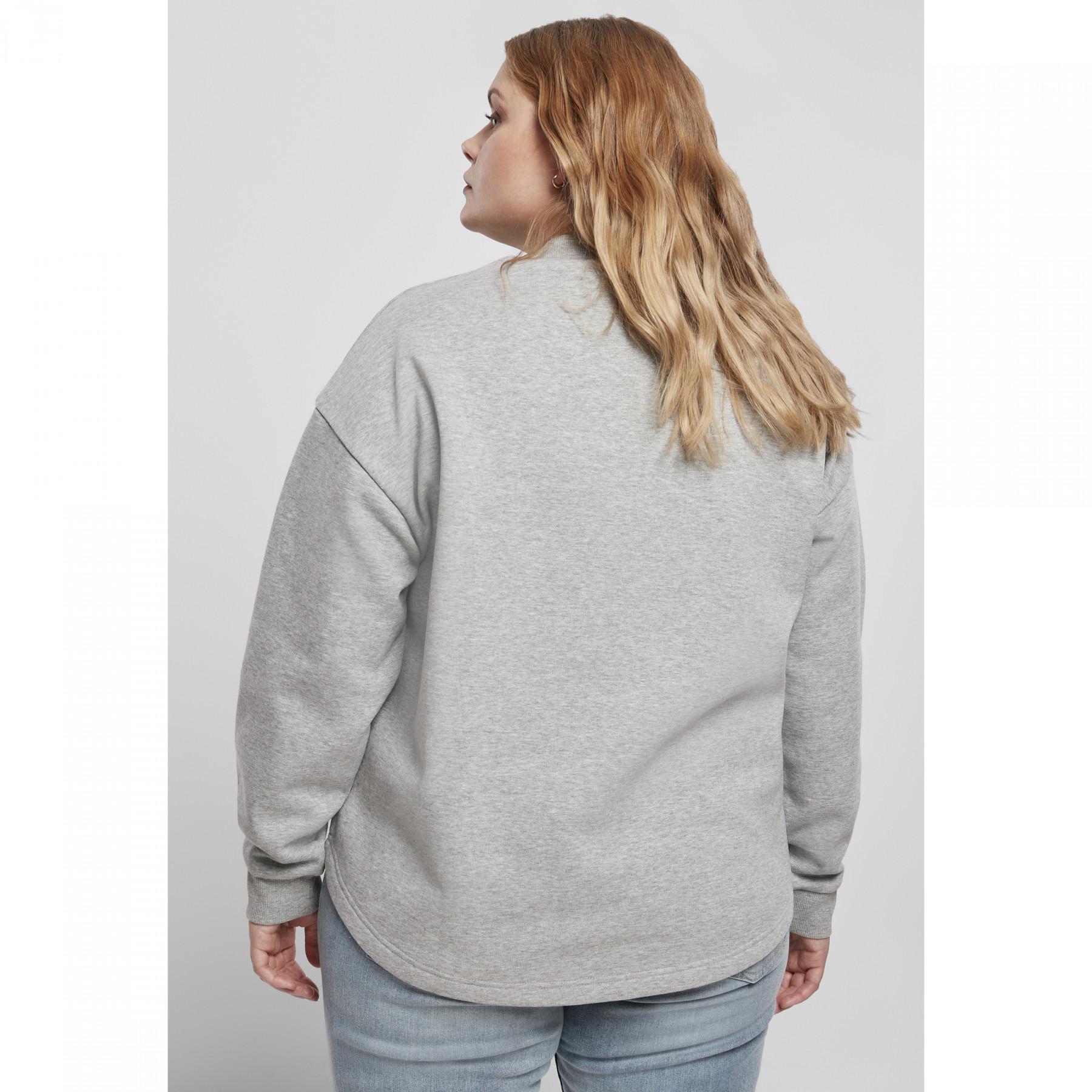 Damen-Sweatshirt Urban Classics oversized high neck crew