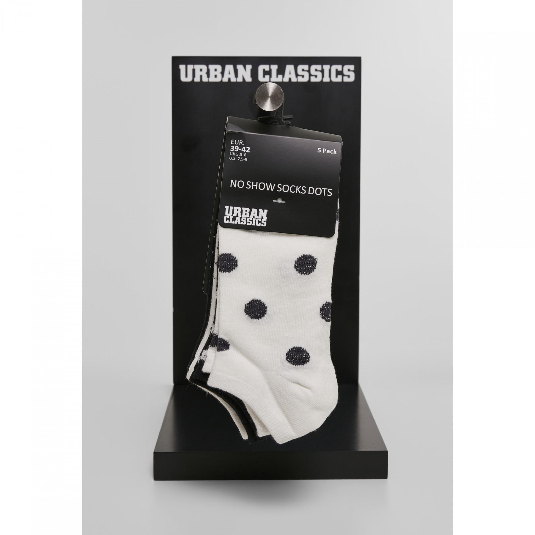 Socken Urban Classics no show dots (5pcs)