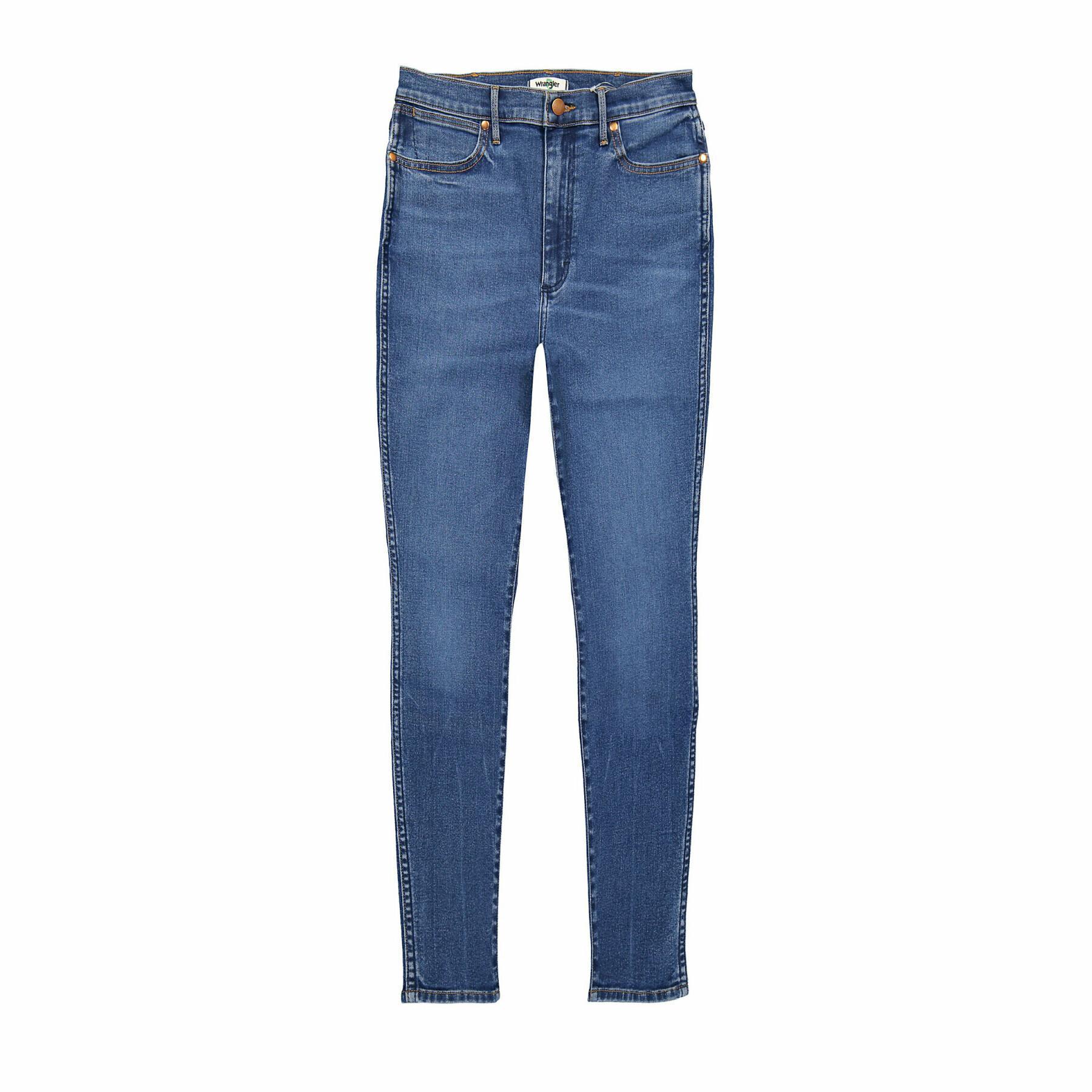 Skinny-Jeans für Frauen Wrangler in Camellia