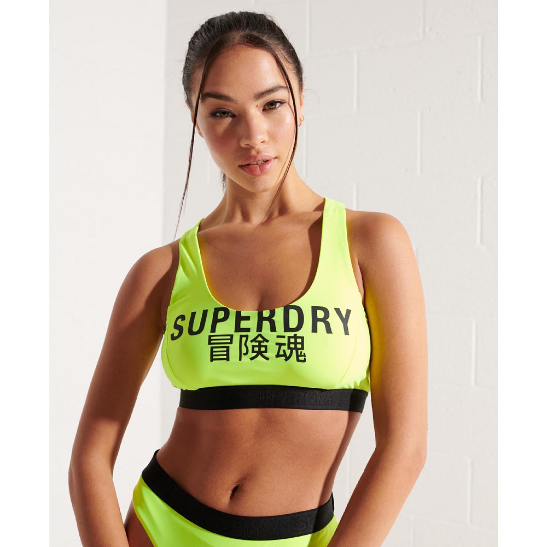 Logo-Bikinioberteil für Frauen Superdry
