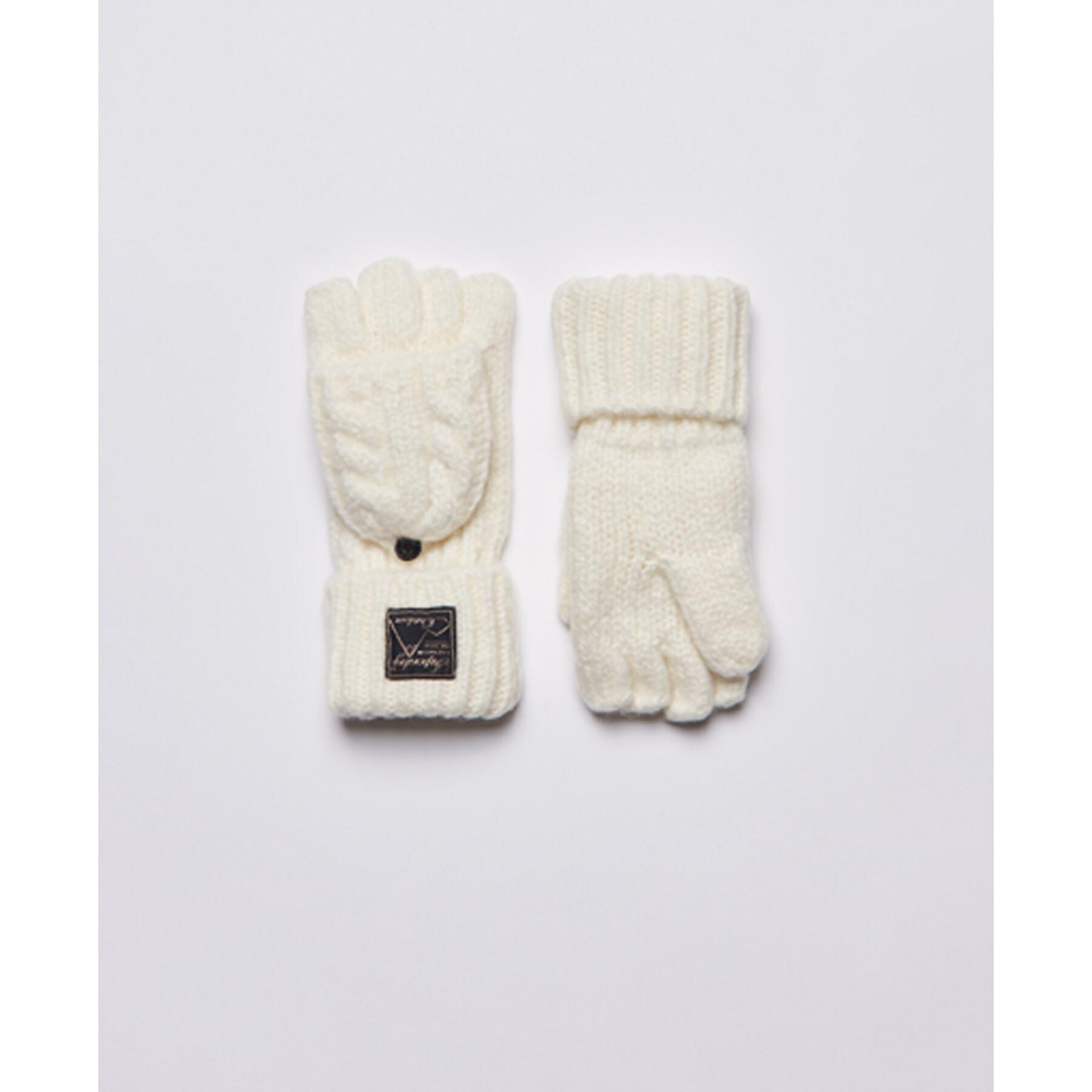 Tweed-Twist-Handschuhe für Damen Superdry