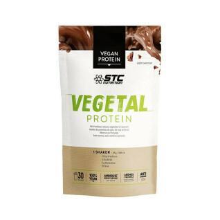 Gläschen vegatal protein mit Dosierlöffel STC Nutrition - vanille - 750g
