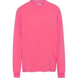 T-Shirt mit langen Ärmeln Colorful Standard Organic oversized bubblegum pink