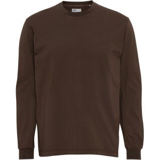 T-Shirt mit langen Ärmeln Colorful Standard Organic oversized coffee brown