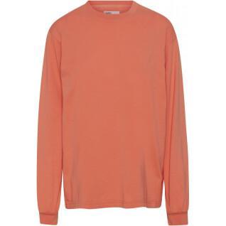 T-Shirt mit langen Ärmeln Colorful Standard Organic oversized dark amber