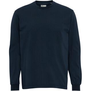 T-Shirt mit langen Ärmeln Colorful Standard Organic oversized navy blue