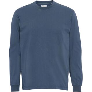 T-Shirt mit langen Ärmeln Colorful Standard Organic oversized petrol blue