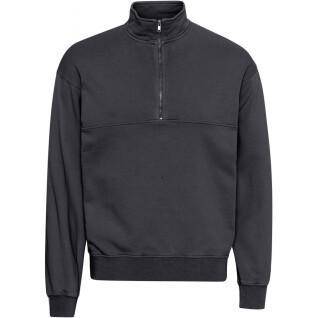 Sweatshirt 1/4 Reißverschluss Colorful Standard Organic lava grey