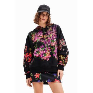 Sweatshirt Oversize Blumen Damen Desigual