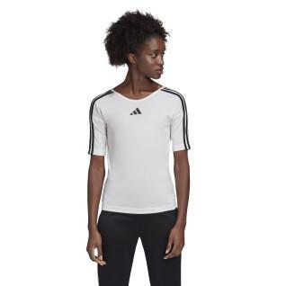 Frauen-T-Shirt adidas Open Back 3-Stripes