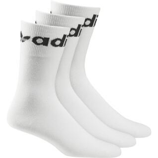 Satz mit 3 Paar Socken adidas Originals mi-mollet Fold-Cuff