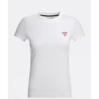 T-Shirt Frau Guess Logo Mini Triangle