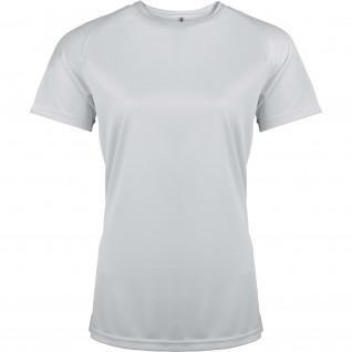 Kurzarm-T-Shirt für Frauen Proact Sport blanc