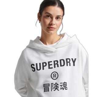 Kurzes Sweatshirt mit Kapuze, Damen Superdry