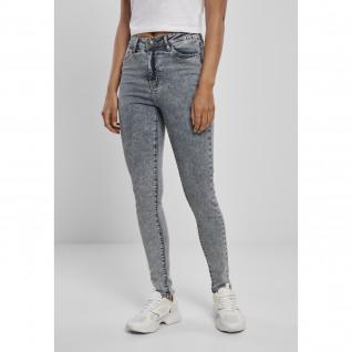 Jeans Urban Classics high waist skinny (grandes tailles)
