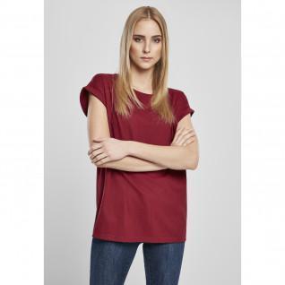 Damen-T-Shirt Urban Classics organic extended shoulder (grandes tailles)