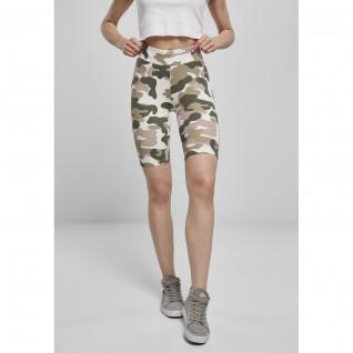 Radlerhosen für Frauen Urban Classics high waist camouflage tech (Grandes tailles)