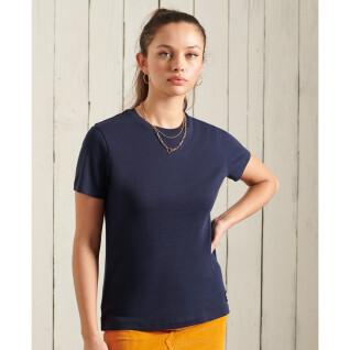 Damen-T-Shirt mit Rundhalsausschnitt aus Pointelle Superdry Cali
